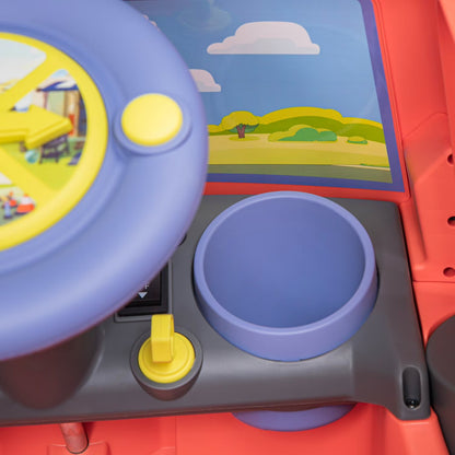 Bluey Heeler Family Vehicle 12-Volt Battery Powered Ride-On