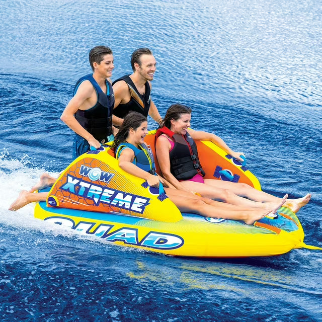 WOW Sports Extreme Quad 4-Person Towable