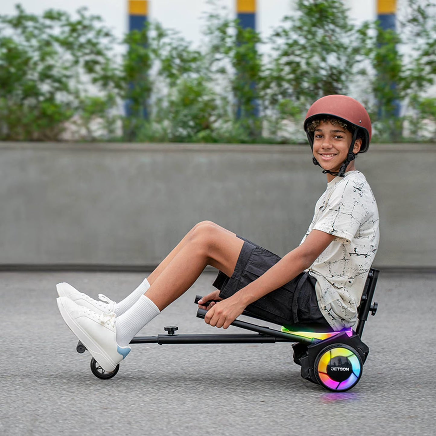 Jetson Fade Light-Up JetKart & Hoverboard Combo
