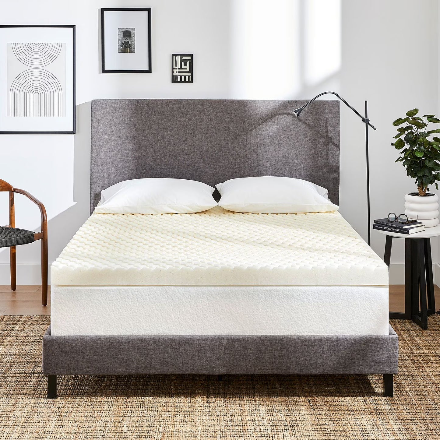 CopperWELL 3" Gel Memory Foam Mattress Topper