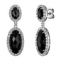 White Sapphire Dangle Earrings & Pendant Necklace Set