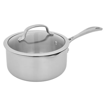 11-Piece Stainless Steel Tri-Ply Clad Cookware Set