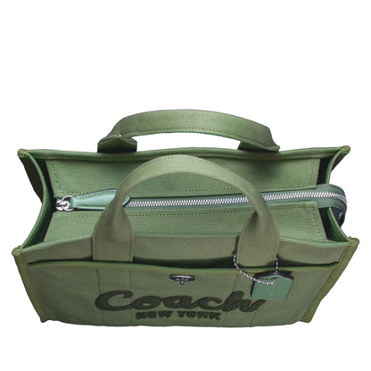 Canvas Cargo Tote Bag, Soft Green
