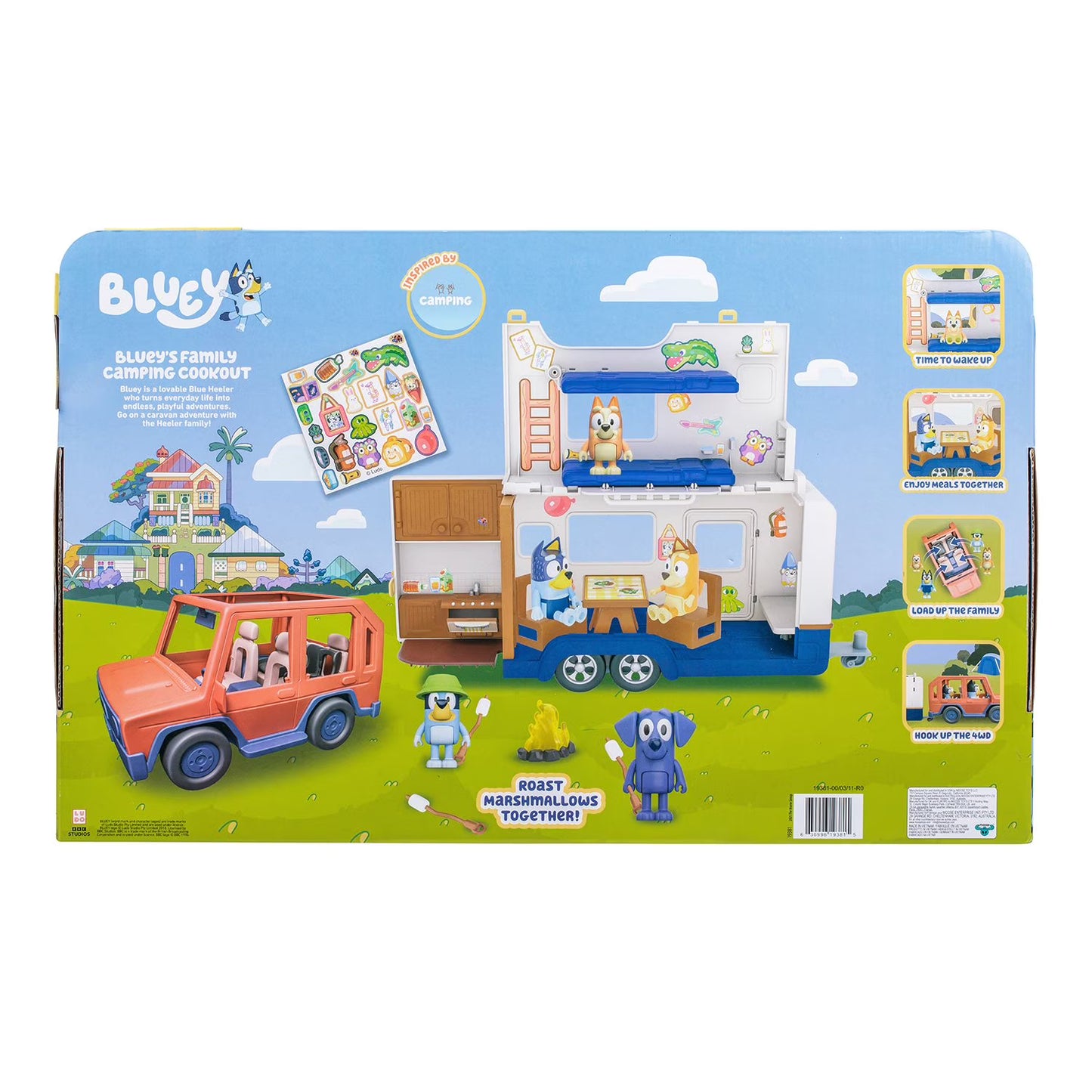 Family Camping Cookout Playset