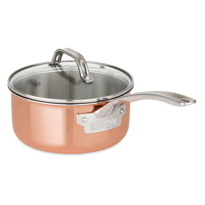 13-Piece Tri-Ply Copper Cookware Set