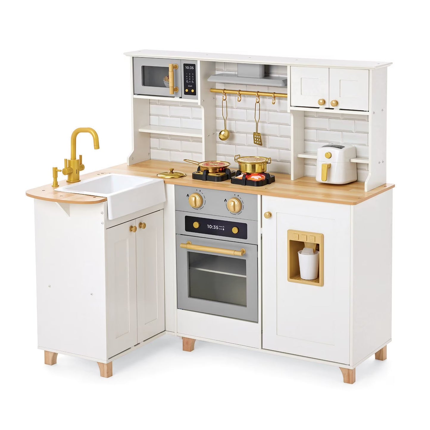 Deluxe Wooden Kitchen Playset