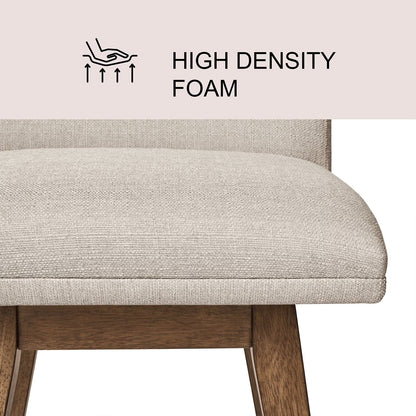 Hastings Fabric Swivel Counter Stool, Brown