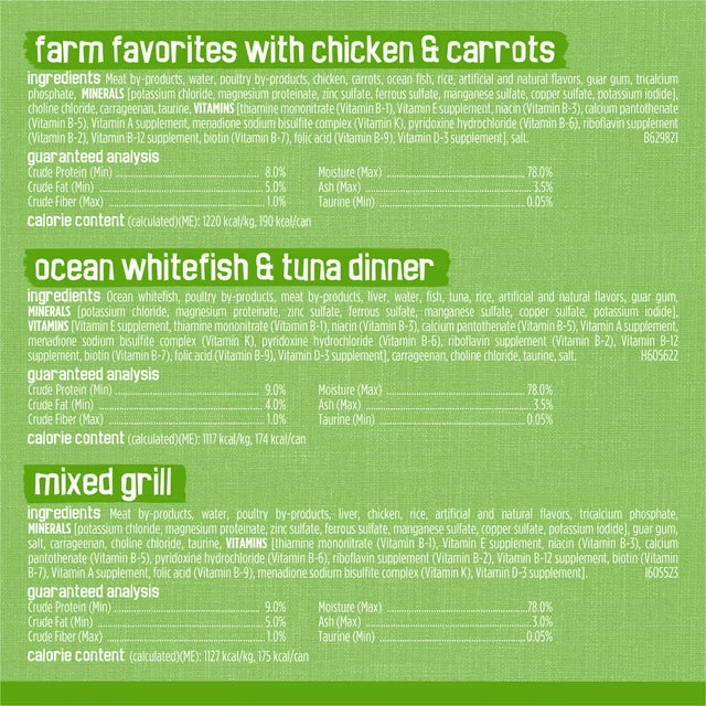 Adult Pate Wet Cat Food, 5.5 oz., 60 ct.