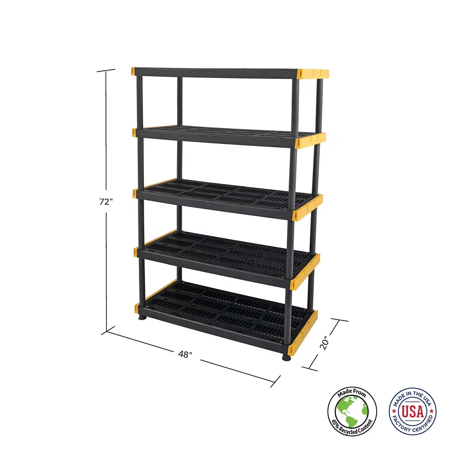 5-Tier Heavy-Duty Shelf