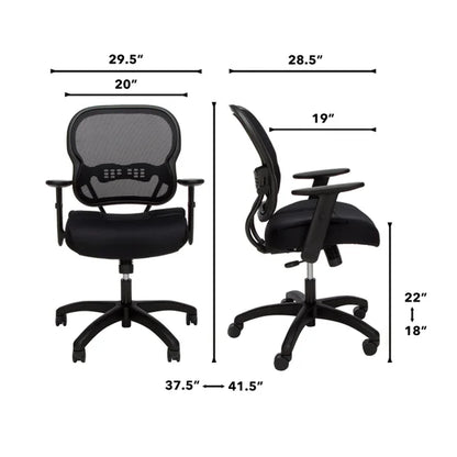 HON Wave Mesh Mid-Back Chair