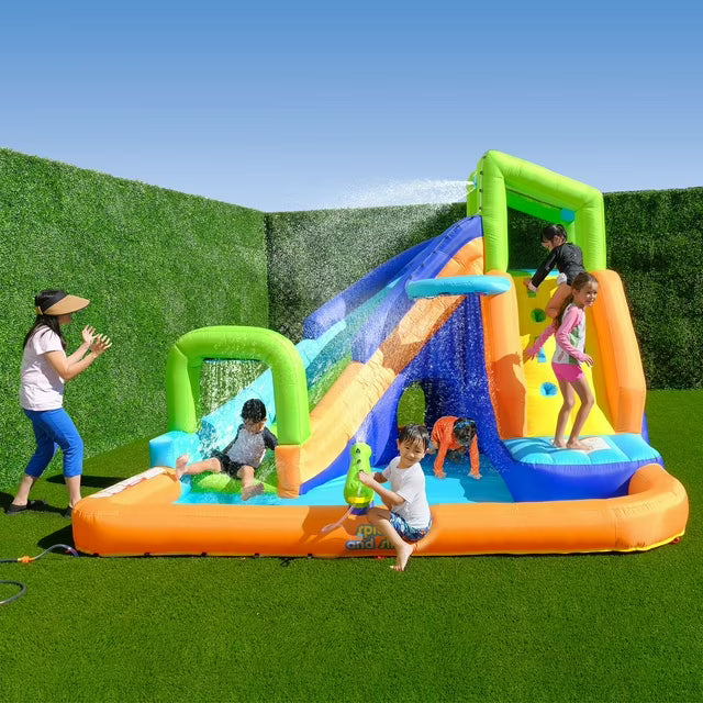 Splash and Slide with Tunnel and Water Arch