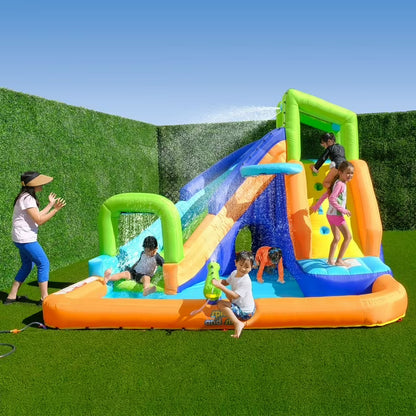 Splash and Slide with Tunnel and Water Arch