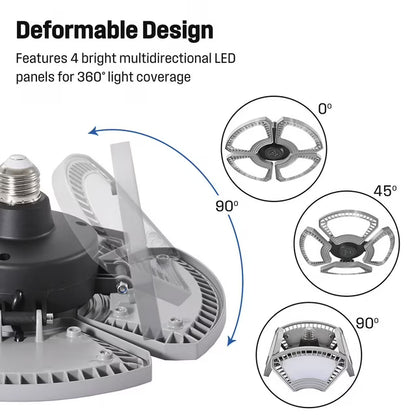 8000 Lumen LED Deformable Utility Light-2 Pack