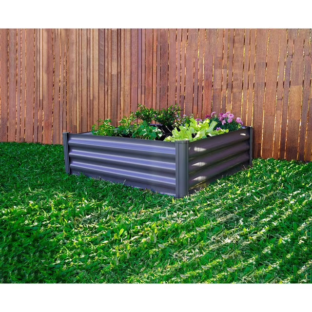 4' x 4' Galvanized Raised Garden Bed