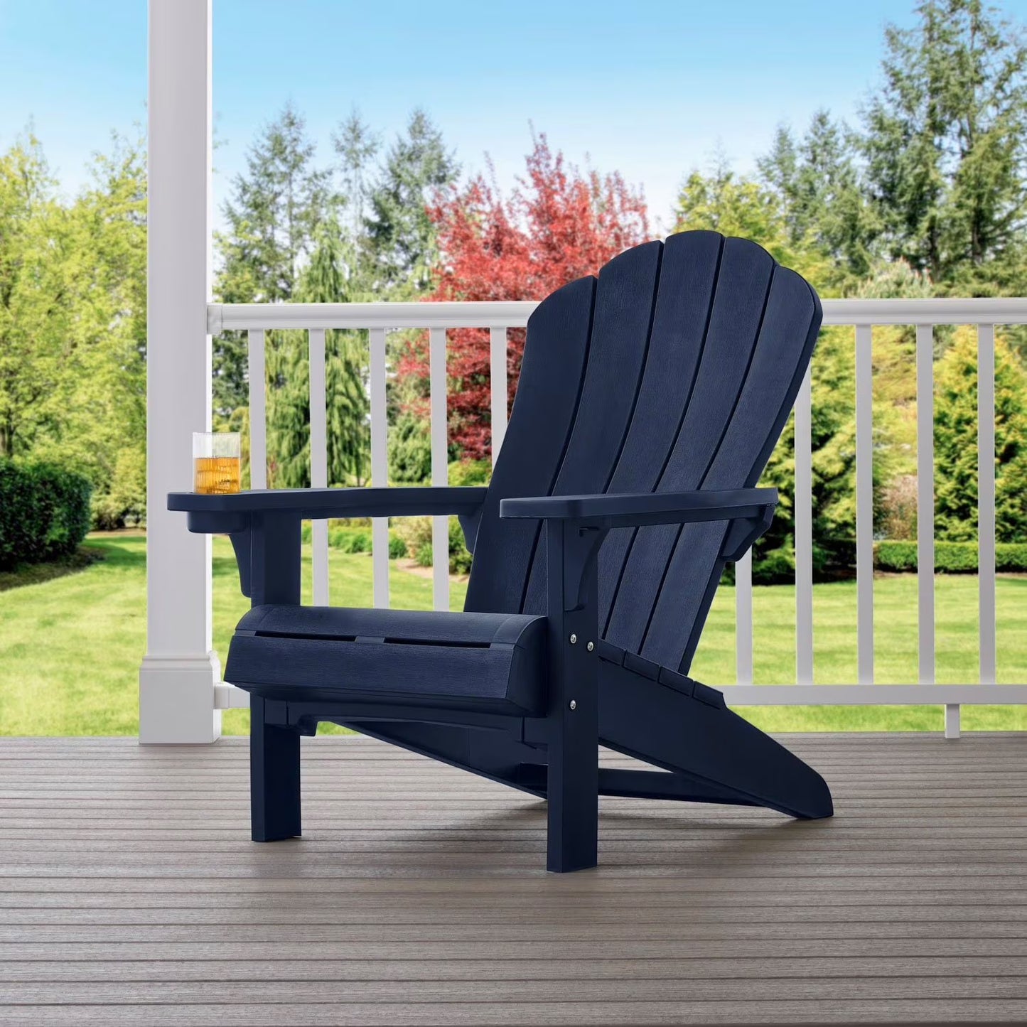 Everest Adirondack Chair with Integrated Cupholder
