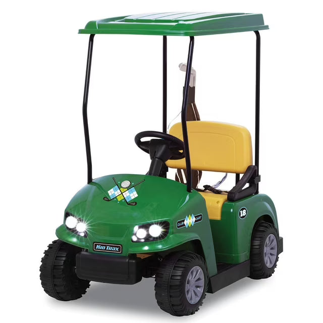 12V Golf Cart Ride-On with Golf Accessories