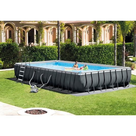 Intex Ultra XTR Rectangular Pool Set, L 32' x W 16' x H 52"
