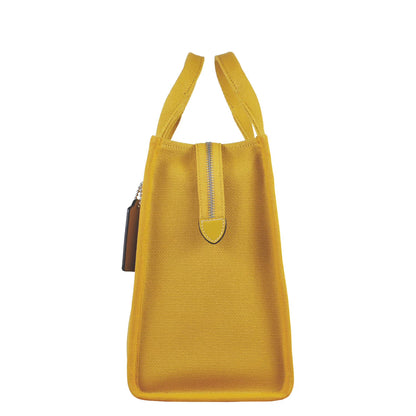 Canvas Cargo Tote Bag, Yellow Gold