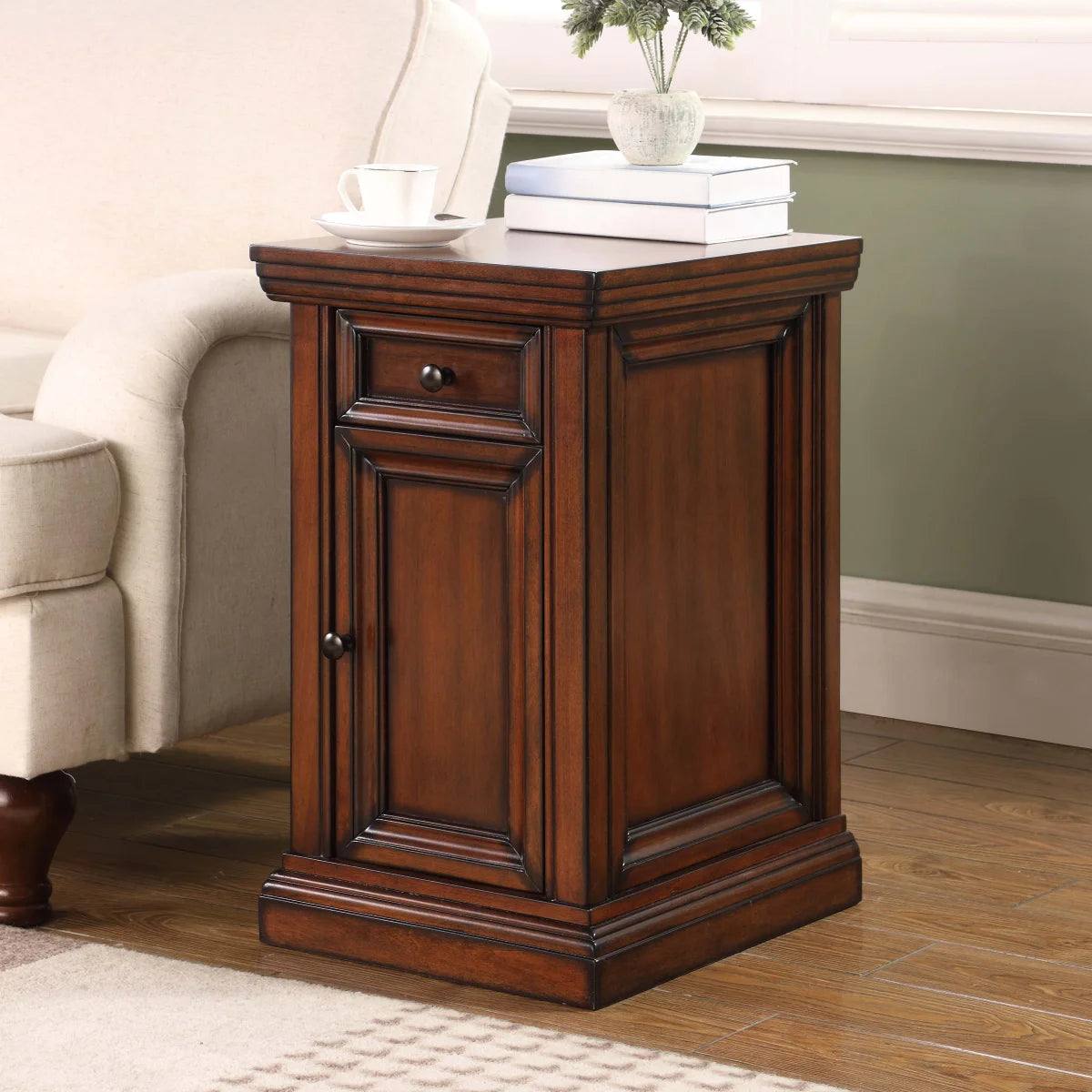 Chairside Table with Power