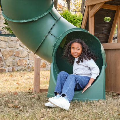 KidKraft Panorama Tower Outdoor Playhouse with Slide