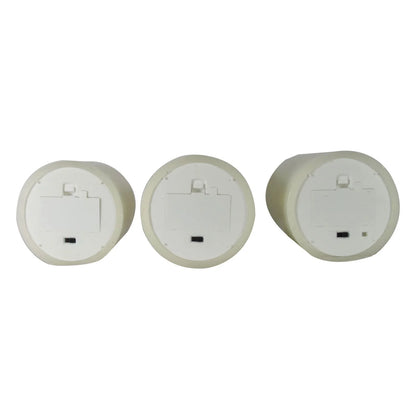 Flameless Moving LED Wax Candles, Set of 3