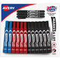 Avery Marks-A-Lot Permanent Marker, Chisel Tip, 27-count Assorted Colors