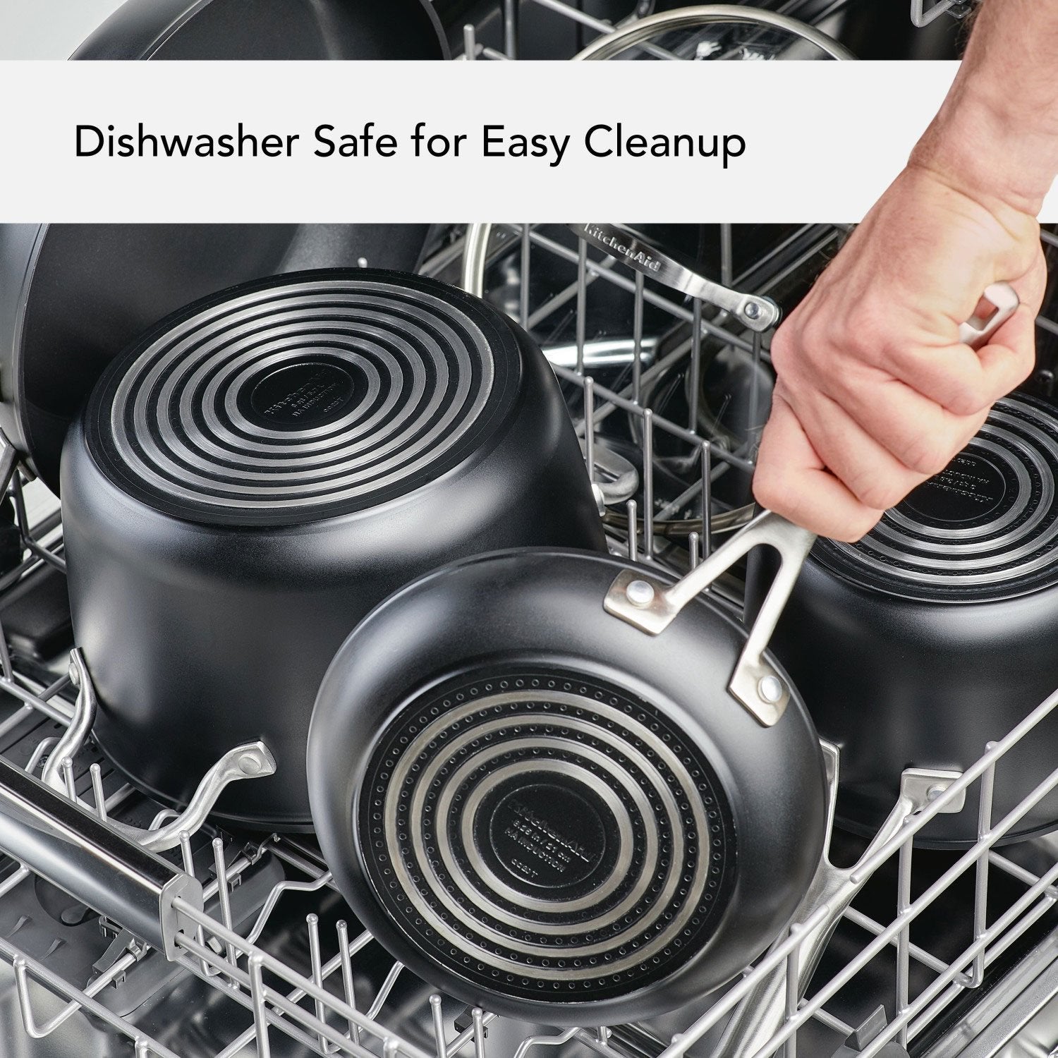 11-Piece Hard Anodized Induction Nonstick Cookware Set - Thumbnail 3