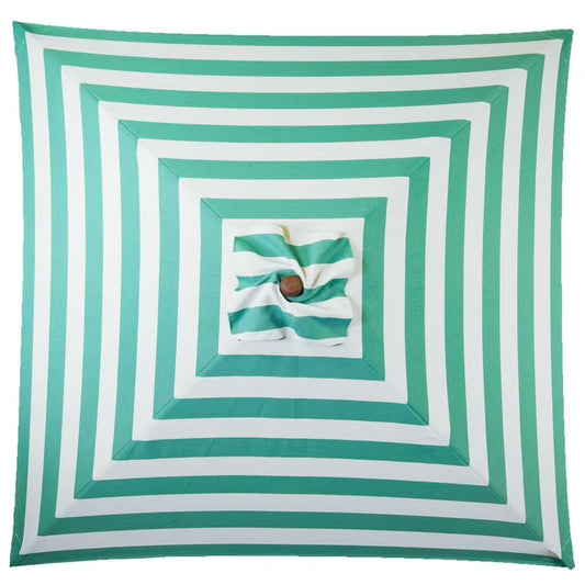 Classic Wood 6.5' Square Market Umbrella