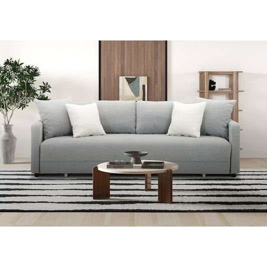 Convertible “Sit & Sleep” Sofa, Gray