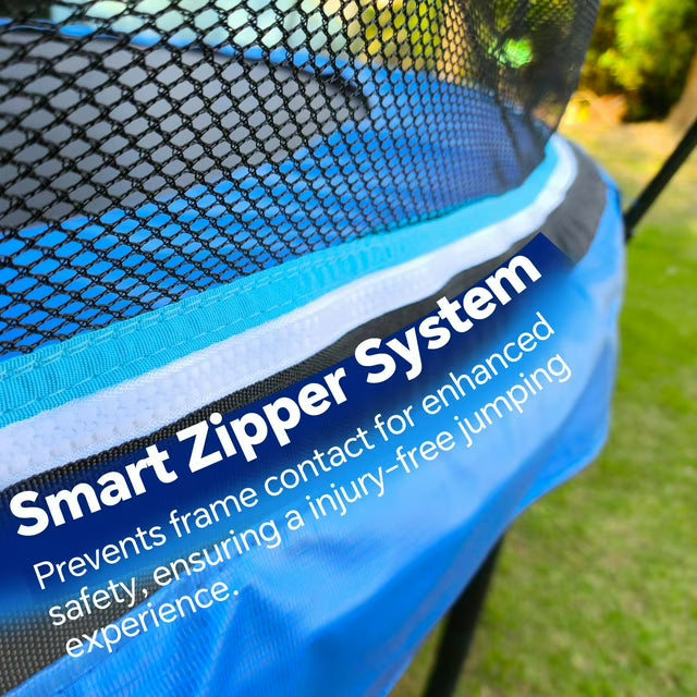 12' Heavy Duty Springless Trampoline with Basketball Set