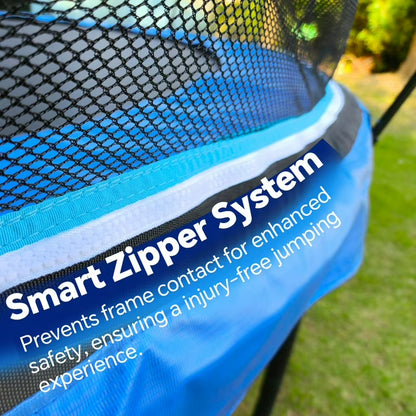 12' Heavy Duty Springless Trampoline with Basketball Set