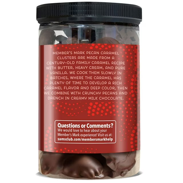 Milk Chocolate Pecan Caramel Clusters, 30.2 oz.