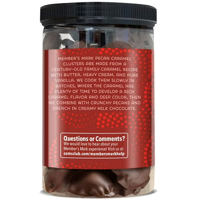 Milk Chocolate Pecan Caramel Clusters, 30.2 oz.