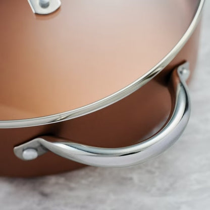 11-Piece Nonstick Cookware Set, Copper