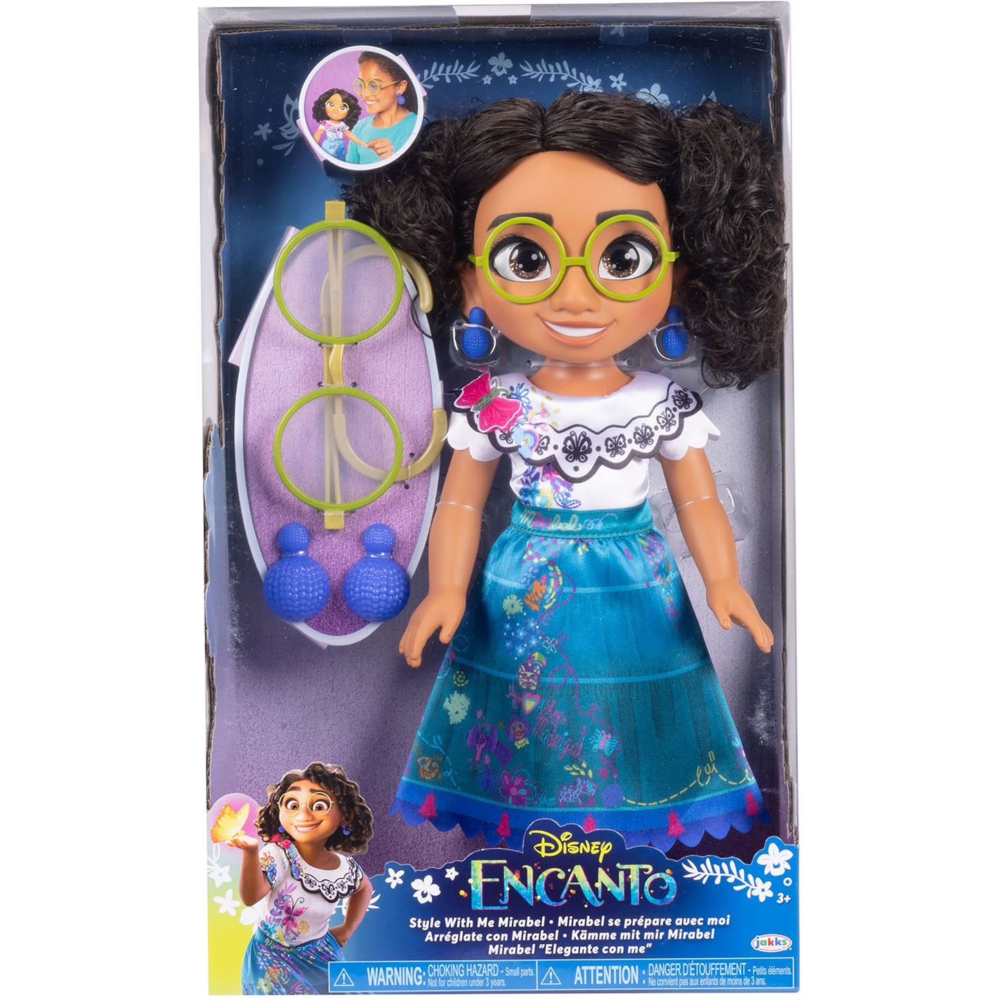 Disney Style with Me 14" Toddler Doll with Child Sized Jewelry