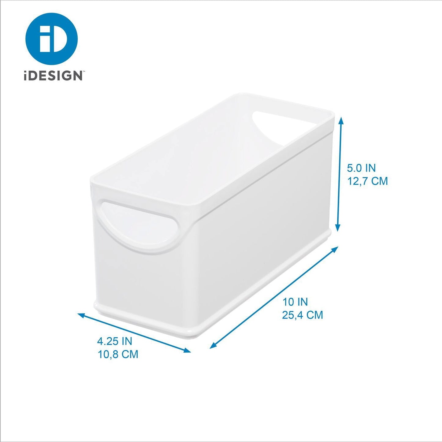 iDesign 9-Piece Recycled White Stacking Kitchen and Pantry Storage Set