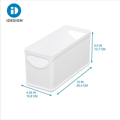 iDesign 9-Piece Recycled White Stacking Kitchen and Pantry Storage Set