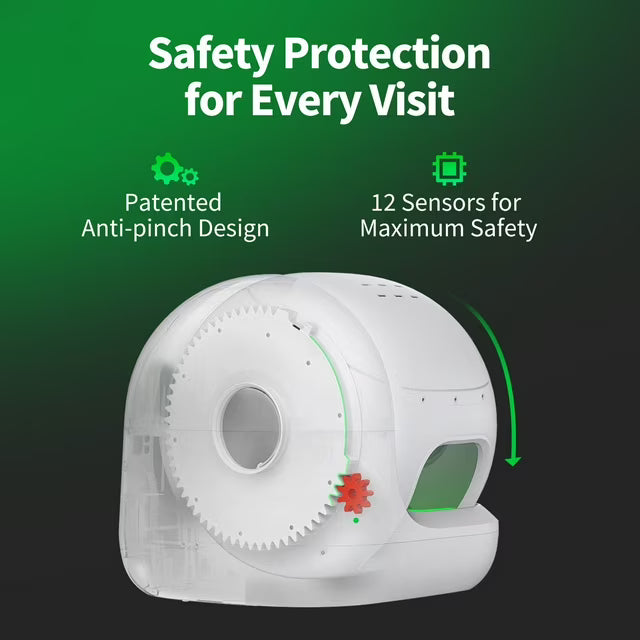 Purobot Max Pro AI-Powered Smart Litter Box with Visual Health Monitoring