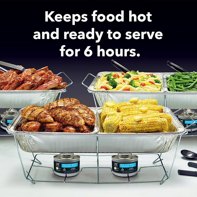 6-Hour Safe Heat Chafing Fuel with PowerPad, 12 ct.