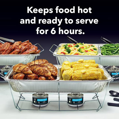6-Hour Safe Heat Chafing Fuel with PowerPad, 12 ct.