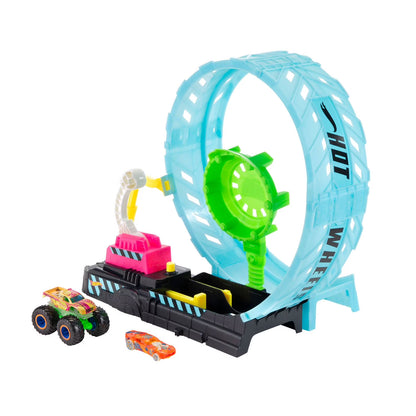 Monster Trucks Glow in the Dark Epic Loop Challenge Playset