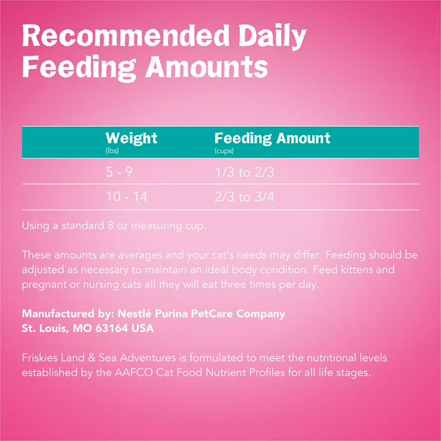 Chicken and Ocean Fish Flavored, Adult Dry Cat Food, 32 lbs.