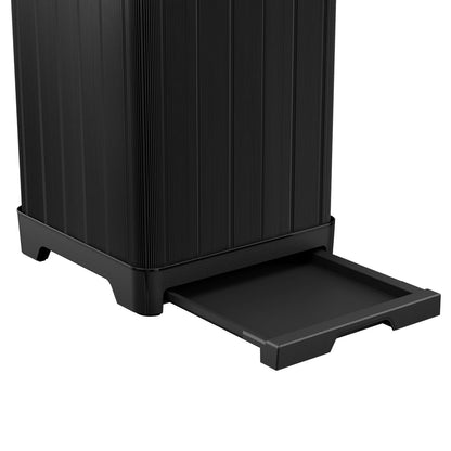 Outdoor Trash Can Graphite Gray