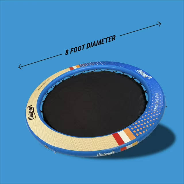 Wateraft Inflatable Ring Lounger with Mesh Center, 8'