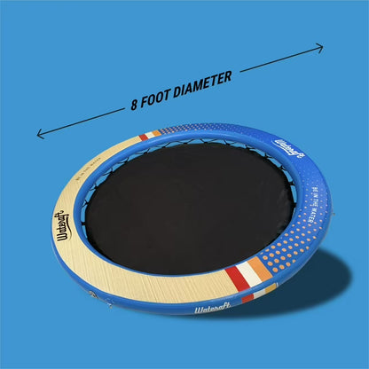 Wateraft Inflatable Ring Lounger with Mesh Center, 8'