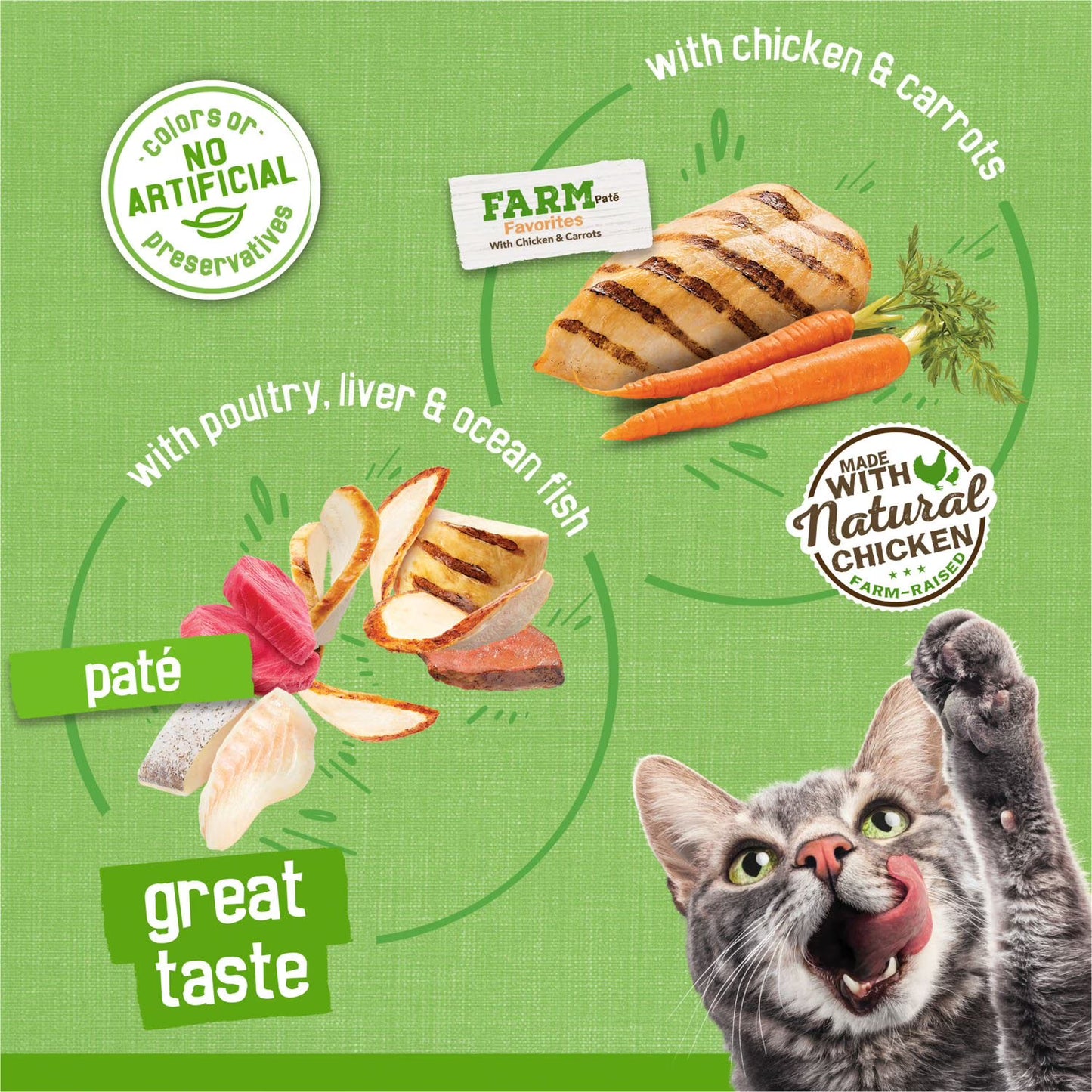Adult Pate Wet Cat Food, 5.5 oz., 60 ct.
