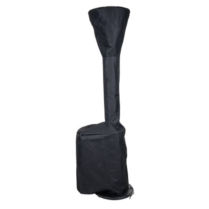 Outdoor Pellet Fueled Patio Heater with Cover - 70,000 BTU