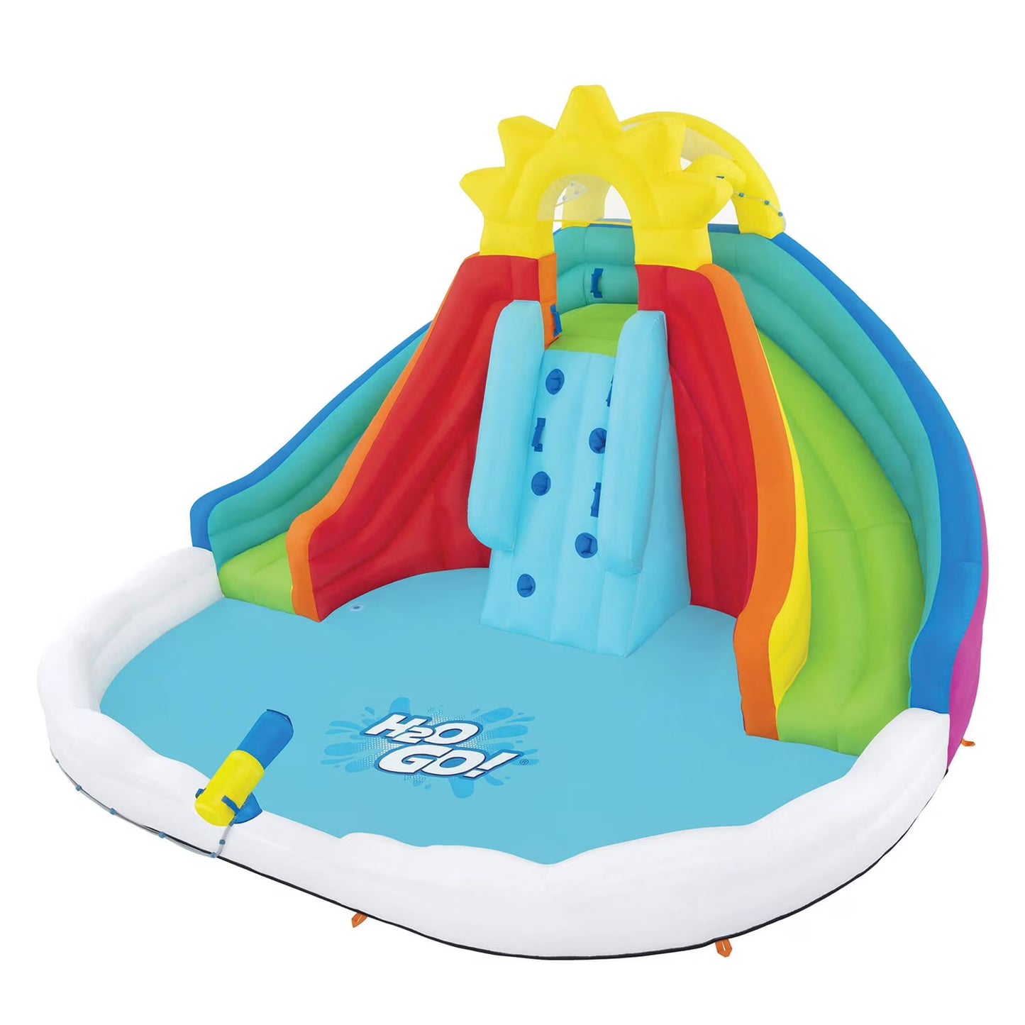 H2OGO! Rainbow Adventure Kids Inflatable Mega Water Park