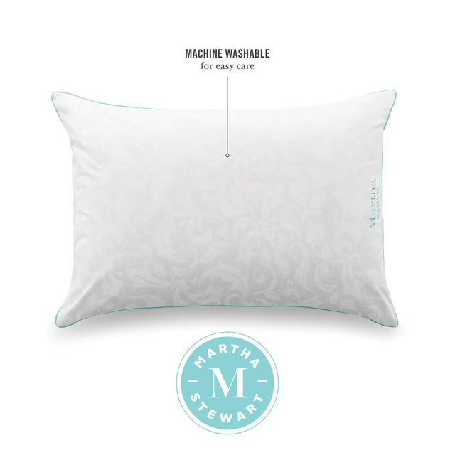 2-Pack Heirloom Jacquard Down Alternative Bed Pillows