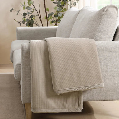 Jennifer Adams Luxe Chenille Corduroy Throw
